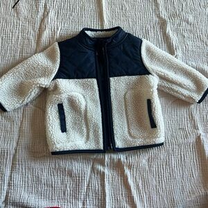 Cozy Black and White Sherpa Old Navy Jacket